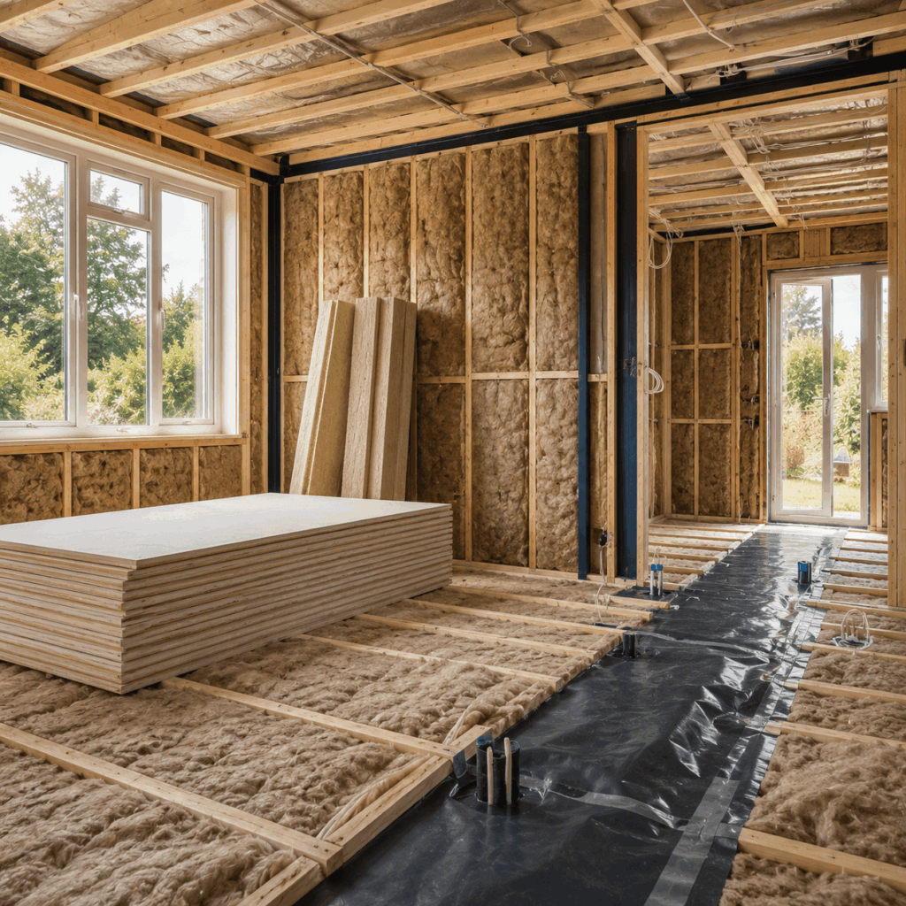 Full house renovation insulation and damp proofing by Brann New Homes builders in Crowborough, East Sussex