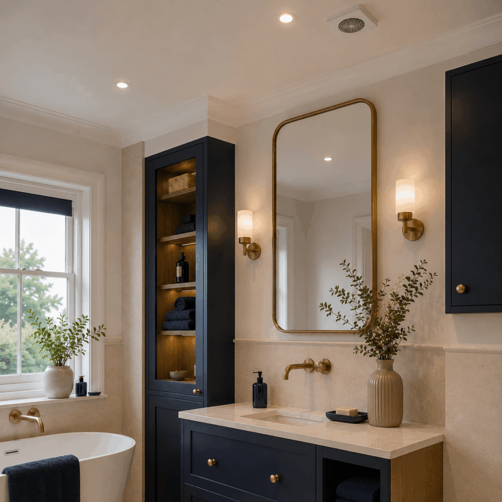 Brann New Homes bathroom lighting and ventilation image in Crowborough, East Sussex