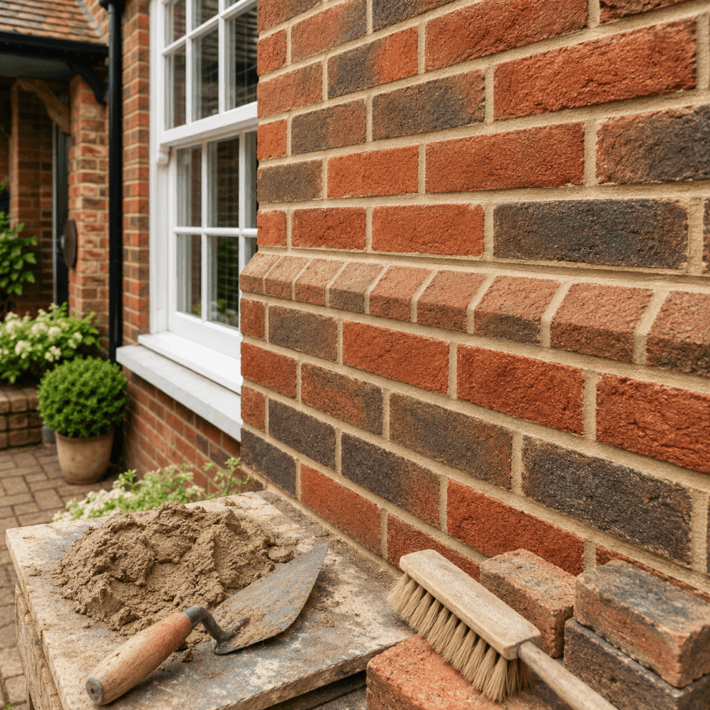Brann New Homes brick repairs and repointing image in Crowborough, East Sussex
