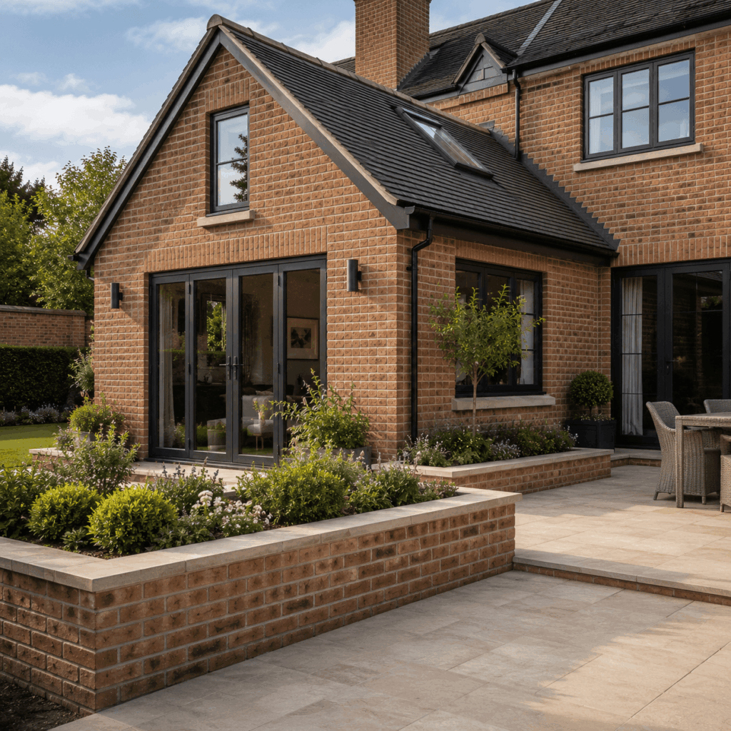 Brann New Homes brickwork for house extensions image in Crowborough, East Sussex