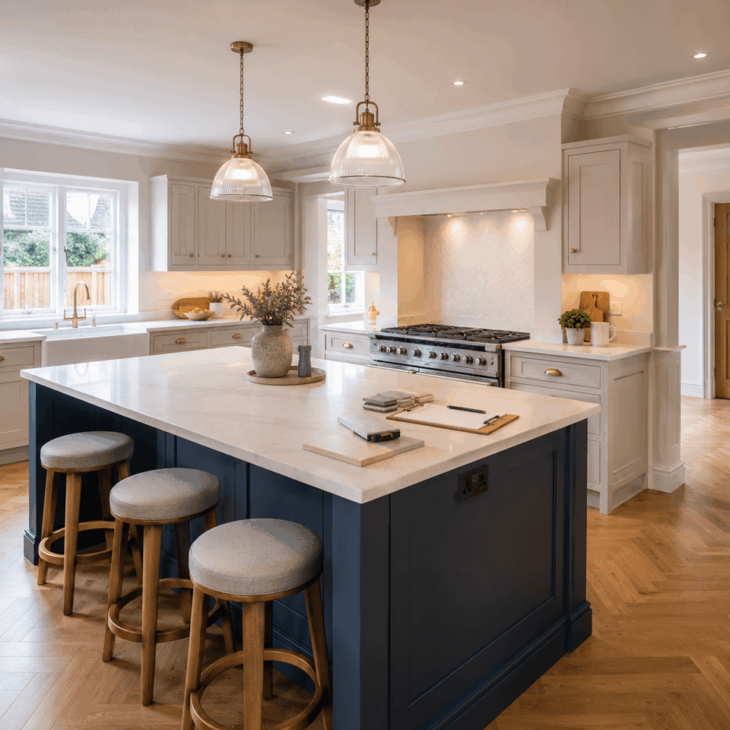 Brann New Homes kitchen snagging and completion handover image in Crowborough, East Sussex