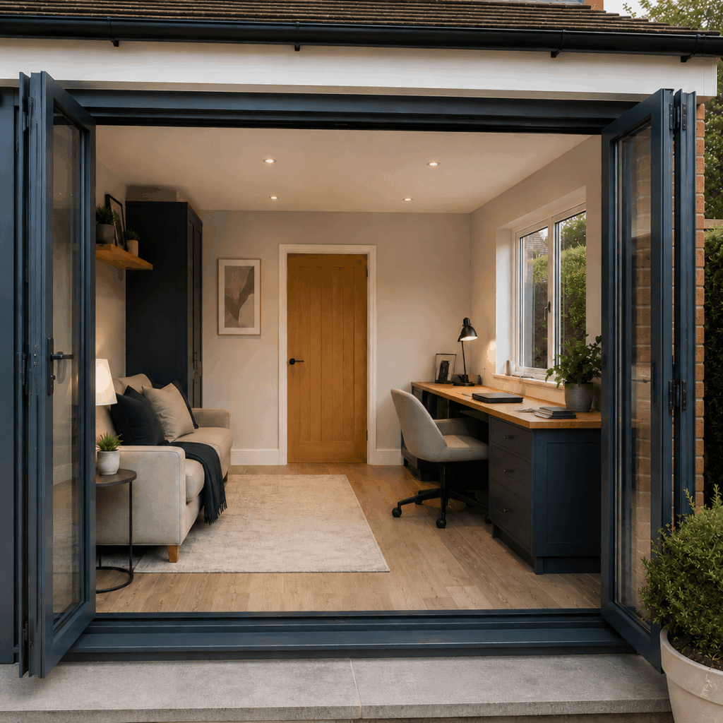 Integral garage conversion handover by Brann New Homes builders in Crowborough, East Sussex