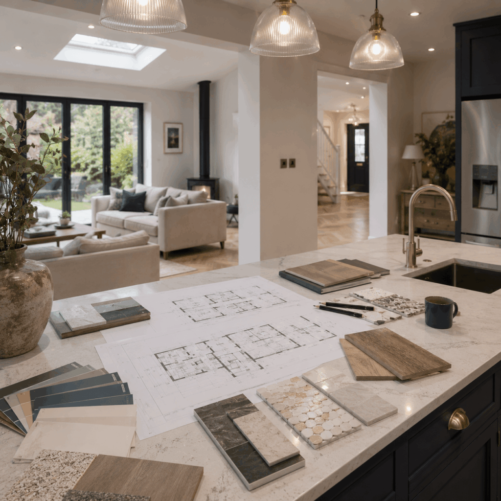 Whole house layout planning by Brann New Homes builders in Crowborough, East Sussex