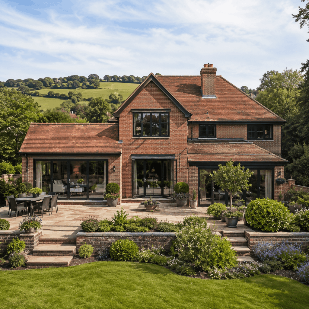 Brann New Homes East Sussex building services overview image showing premium home in East Sussex